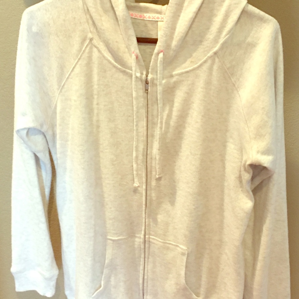 Never worn! No Boundries light fleece hoodie.